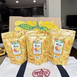Trader‎ Joe’s Freeze-Dried Mango 1.7oz Snack Pack – Unsweetened | Healthy Treat